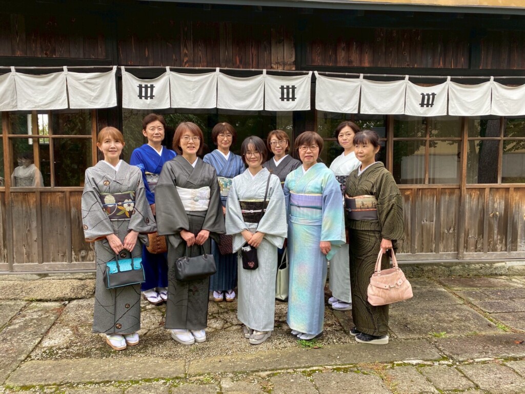 単衣着物で里山フレンチinNIPPONIA白鷹源内邸